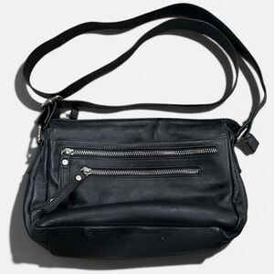 NWOT Great American Leatherworks Black Crossbody Purse